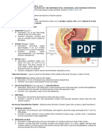 Notes in Science LT 10 - Reproductive System