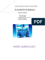 Water Scarcity in Kerala