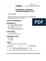 Temporizador Ajustable para Limpiaparabrisas 6 12v