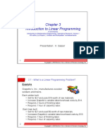 Linear Programming Introduction