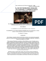 Armin Meiwes El Canibal de Rothemburgo Caso Real de Un Victimario Que Devoro A Su Victima Análisis Criminal Forense Psic F. Adriana Savio Corvino 2009