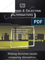 Comparison of Alternatives