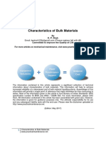 Characteristics of Bulk Materials