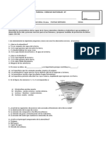 Prueba Sexto Capas de La Tierra
