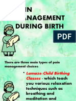 Pain Management During Birth