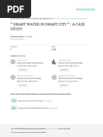 " Smart Water in Smart City ": A Case Study: June 2016