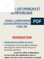 L'enracinement de La Republique