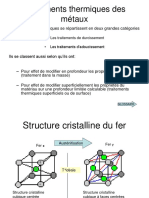 Traitements Thermiques Des Métaux: - Les Traitements de Durcissement - Les Traitements D'adoucissement