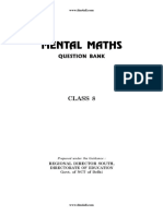 8th Class Mental Maths