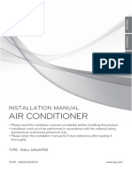 Air Conditioner: Installation Manual