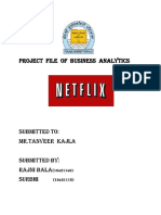 Project File of Business Analytics