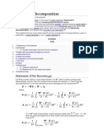 Helmholtz Decomposition