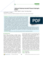 Engineering Surface Adhered Poly (Vinyl Alcohol) Physical Hydrogels As Enzymatic Microreactors