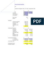 Incremental and Marginal VaR Plus Infiniti 4 Moment Version No VBA