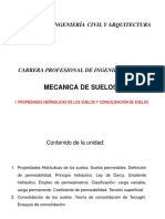 Primera Unidad - Mecánica de Suelos 2