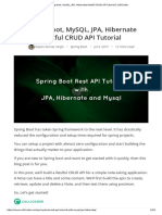 Spring Boot, MySQL, JPA, Hibernate Restful CRUD API Tutorial - CalliCoder