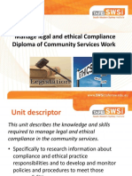 Introduction To Manage Legal and Ethical Compliance