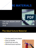 Suture Material and Suturing