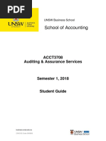 ACCT3708 - Student Guide - Semester One 2018