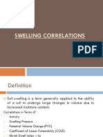 Correlations For Swelling Pressure From PI PL Results