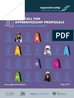 2017 Call For Apprenticeship Proposals: Guidance Document