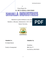 Marketing Mix in Shukla Industries