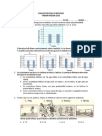 EVALUACION FINAL DE BIOLOGIA 6° Periodo I 2018