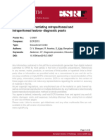 MDCT Signs Differentiating Retroperitoneal and Intraperitoneal Lesions-Diagnostic Pearls