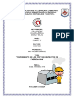 Tratamiento de Los Costos Indirectos de Fabricacion