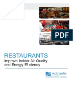 Restaurants - Improve Indoor Air Quality and Energy Efficiency - Advantix Systems - Restaurants - Guide