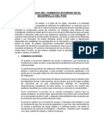 Importancia Del Comercio Exterior en El Desarrollo Del País