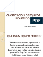 Clasificacion de Equipos Biomedicos