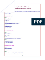 Aptitude Tips and Tricks!! Multiplication of A Number With 9 S!!