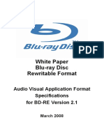 White Paper Blu-Ray Disc Rewritable Format: Audio Visual Application Format Specifications For BD-RE Version 2.1