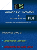 Ciencia y Sentido Comun