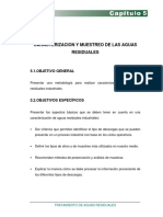 Caracterizacion y Muestreo de Las Aguas Residuales