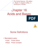 CH 16-Acids and Bases