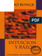 Bunge Mario Intuicion y Razon 1996 PDF