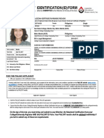 Philsat: Identification (Id) Form