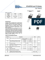 BTA/BTB12 and T12 Series: 12A Triac