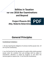 Possibilities in Taxation For 2016 Mock Bar and Beyond - Atty. Roberto Bobby Lock