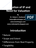 Utilization of IP and Need For Valuation