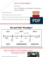 Screenplay Notes