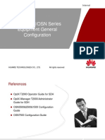 Optix Sdh/Osn Series Equipment General Configuration: Internal