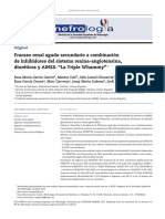 Fracaso Renal Agudo Secundario A Combinación de Inhibidores Del Sistema Renina-Angiotensina, Diuréticos y AINES.