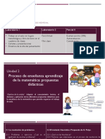 Unidad 2 Proceso de Enseñanza Aprendizaje de La Matemática