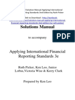 Full Solution Manual Applying International Financial Reporting Standards 3nd Edition by Ruth Picker SLW1019