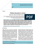 Political Education in School: Educational Research and Reviews