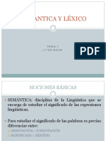 Semantica y Lc3a9xico