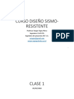 Clase 1 Diseño Sismo-Resistente